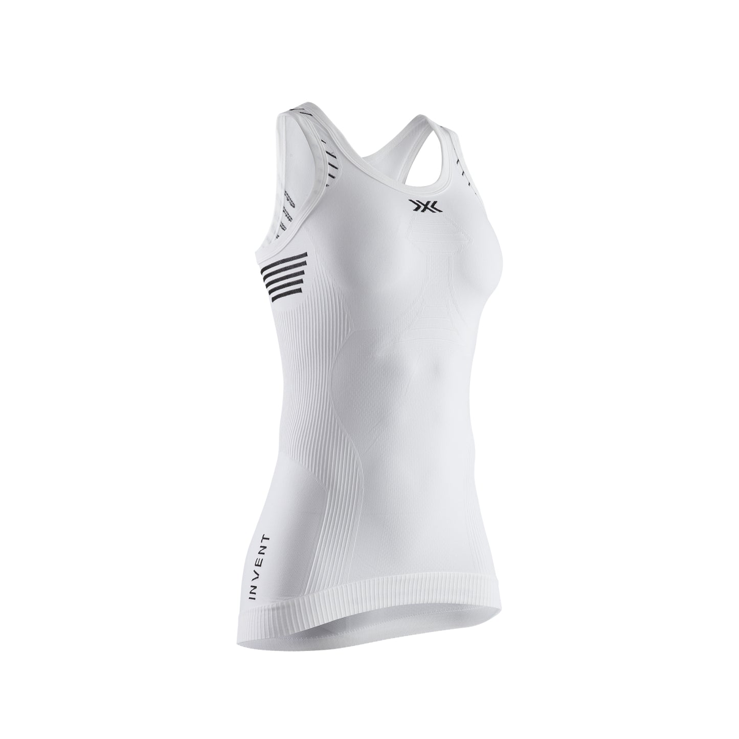 Майка женская X-Bionic Invent 4.0 Lt Singlet Arctic White/Dolomite Grey