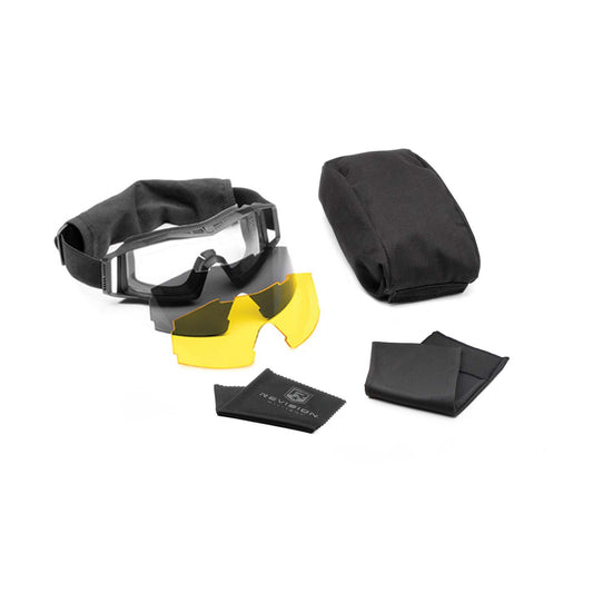 Очки-маска баллистические Revision Wolfspider Yellow/Clear/Smoke Black Frame