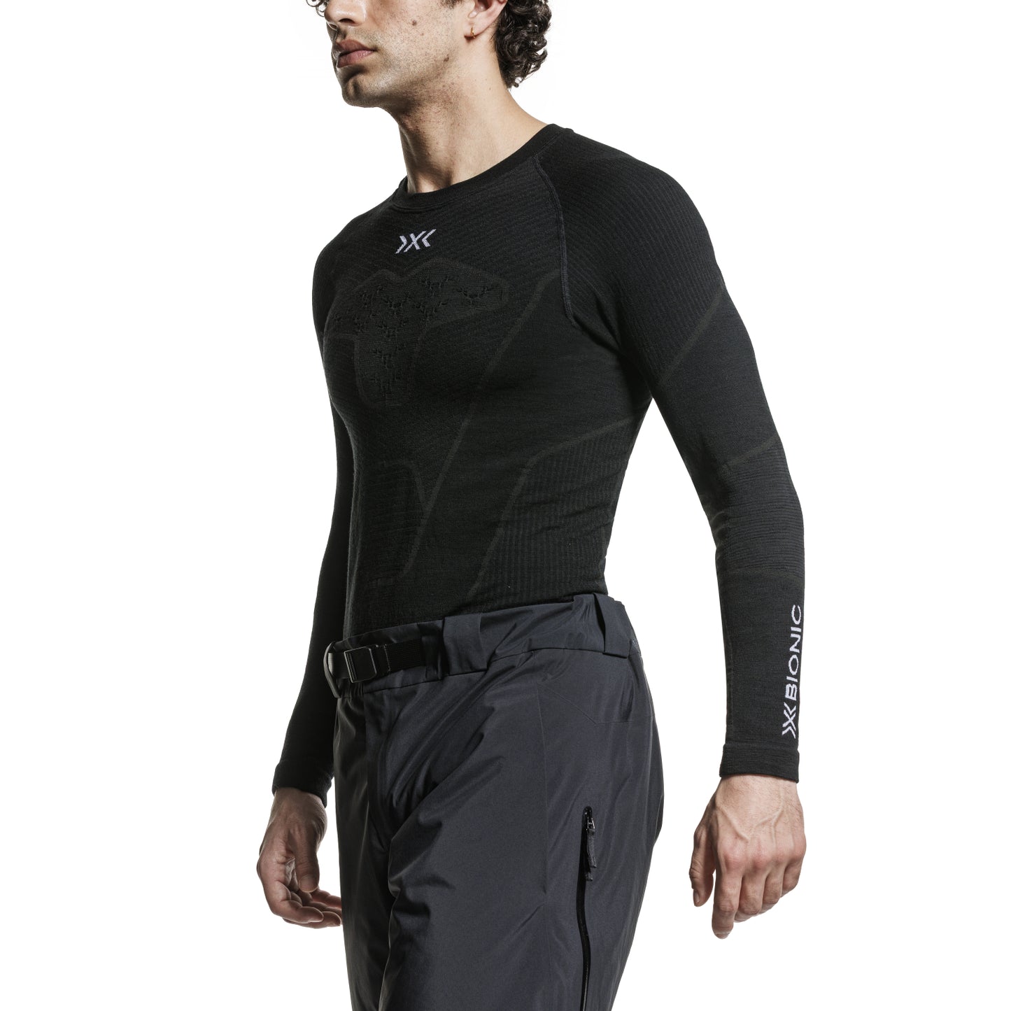 Футболка X-Bionic Symbio Merino Shirt LS  Opal Black