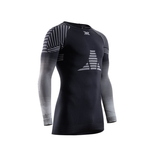 Футболка мужская X-Bionic Invent FX Shirt LSBlack/Grey/Light Grey